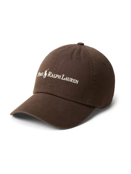 Polo Ralph Lauren Șapcă ciocolatiu / alb murdar maro