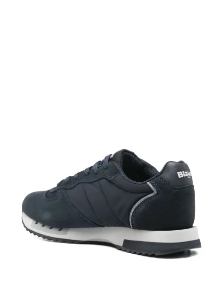 Sneakerși Blauer cu autograf albastru
