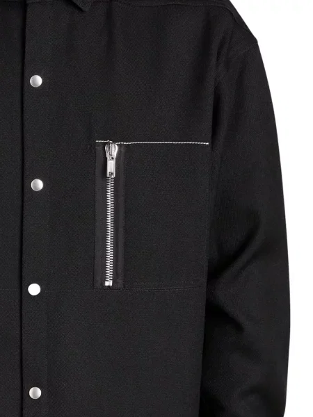 Cămașă Rick Owens cu tepi negru