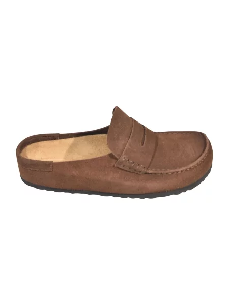 Klapki Birkenstock brązowe