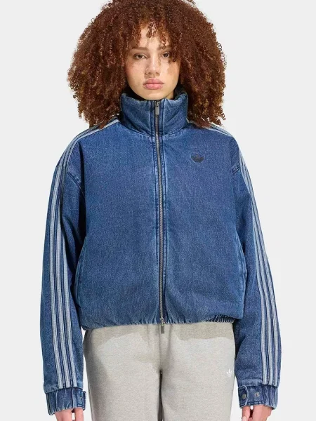 Jachetă adidas Firebird Jacket Indigo Denim M albastru