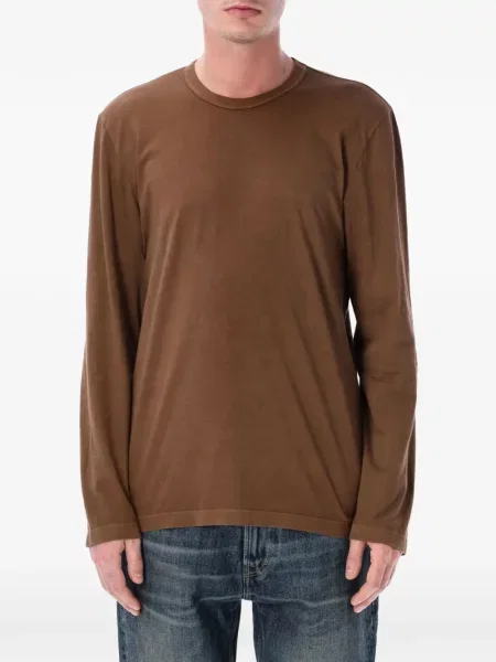 Tricou James Perse lung maro