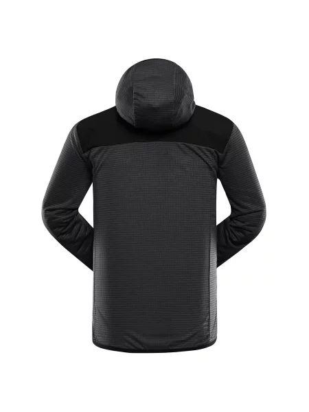 Bluza trekkingowa z kapturem Alpine Pro Zoll czarna
