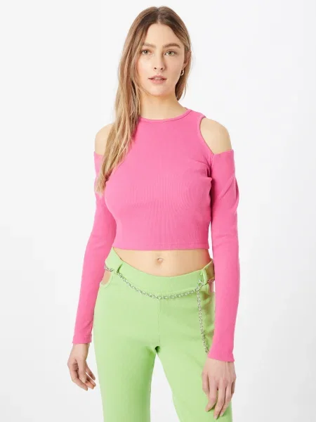 Nasty Gal Póló világos-rózsaszín
