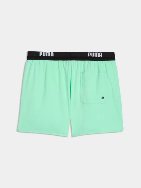 Короткие шорты Puma для бега зеленые