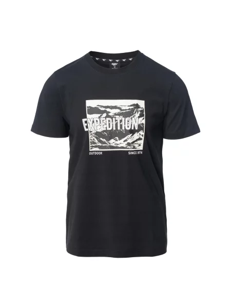 T-shirt Z Krótkim Rękawem Reman czarna