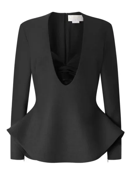 Cu peplum top Genny negru