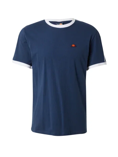 ELLESSE Póló Amadei tengerészkék / narancs / fehér haditengerészet
