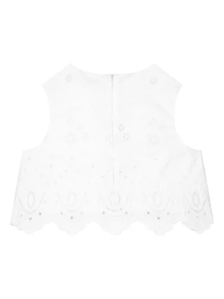 Dětské top Dolce & Gabbana bílý