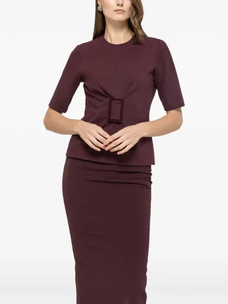 Scurt top Nissa violet