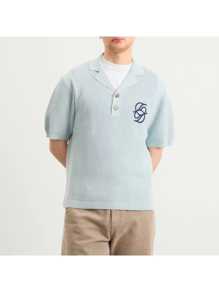 Koszulka polo Drole De Monsieur niebieska