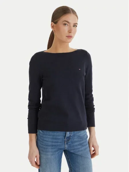 Tommy Hilfiger Sweter Granatowy