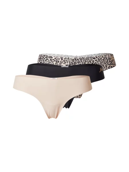 GUESS Tanga maro deschis / auriu / negru roz