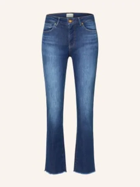 Seductive Zkrácené Džíny Claire Cropped moonlight blue modré