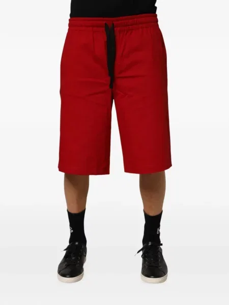 Pantaloni scurți Dolce & Gabbana cu cordon roșu