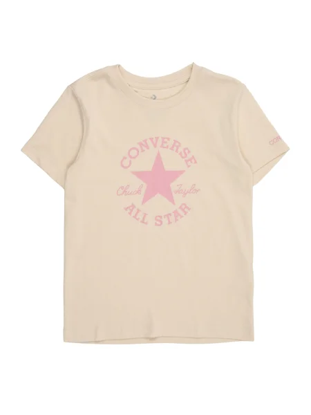 CONVERSE Tricou crem roz