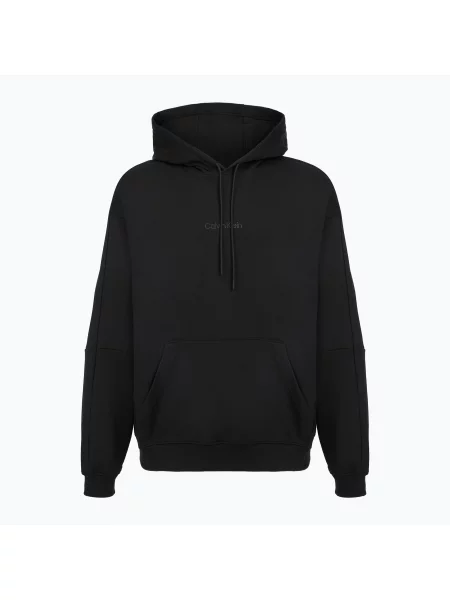 Hanorac cu glugă Calvin Klein negru