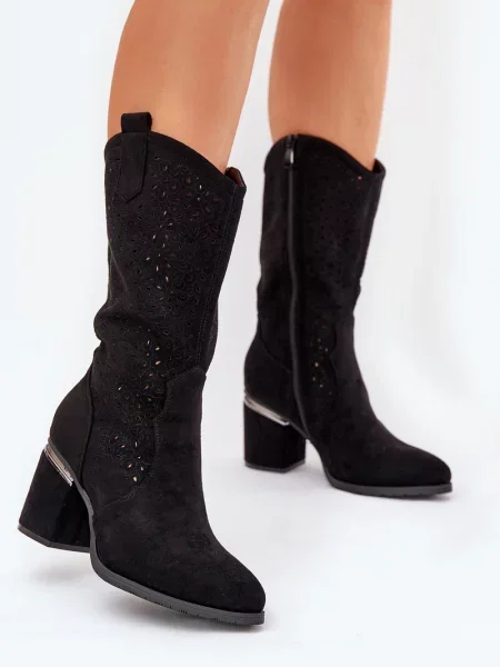 Cizme S. Barski negru