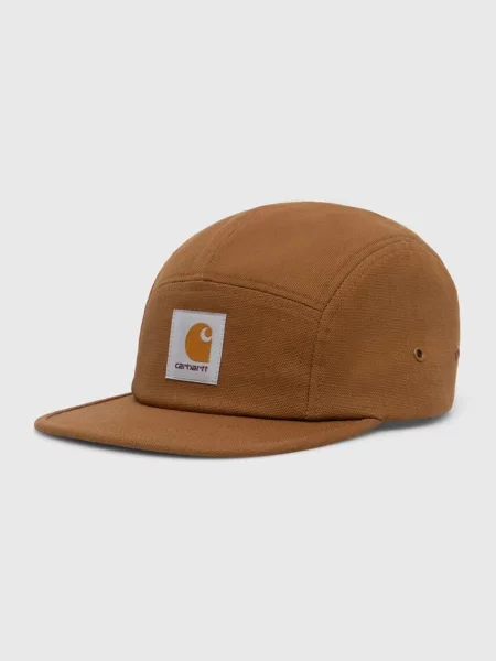 Кепка Carhartt WIP з аплікацією коричневий