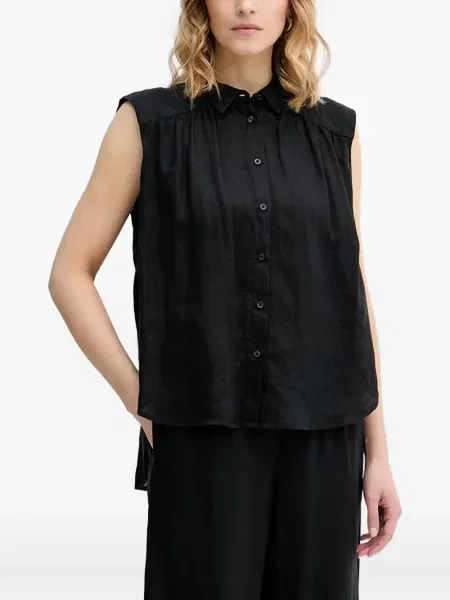 Cămașă Benetton fără mâneci negru