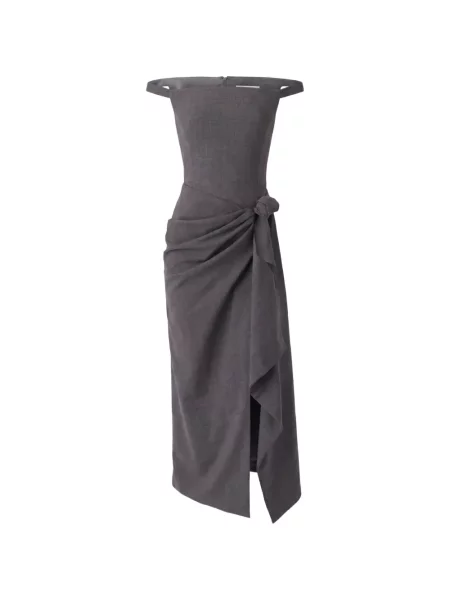 Rochie Monse drapată gri