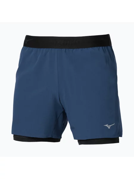 Férfi futó rövidnadrág Mizuno Core Inches estate blue. Méret: S kék