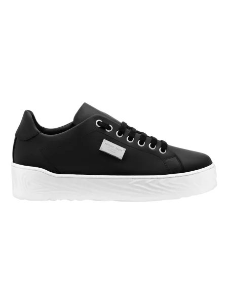 Sneakersy Philipp Plein skórzane czarne