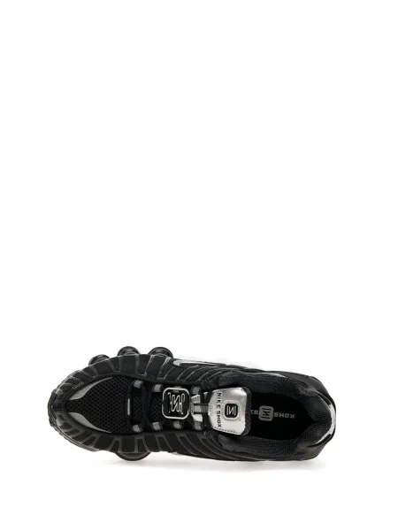 Кожени шорти Nike с висока талия черно