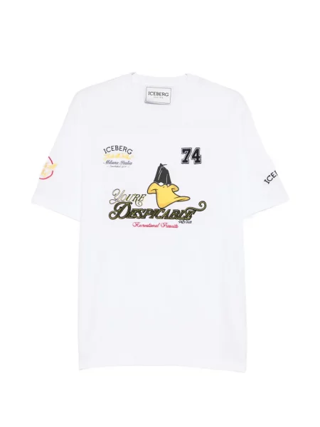 Tricou Iceberg cu imagine alb