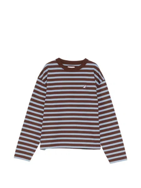 Tricou sport Sport B. By Agnès B. cu broderie maro