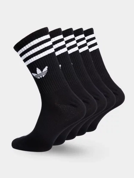 Adidas Skarpety 3 Stripes Crew 6 Pairs czarne