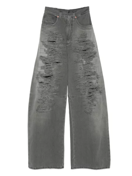 Blugi Mm6 Maison Margiela zdrențuiți gri