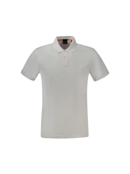 Boss Koszulka Polo Z Piki Passenger Slim Fit blau biała