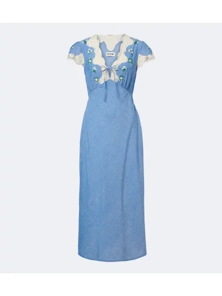 Rochie midi Rixo albastru