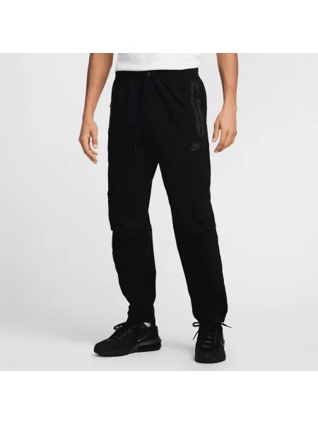 Spodnie z tkaniny Nike Tech Czerń czarne