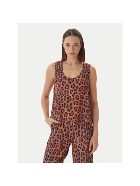 LOLA CASADEMUNT Top Regular Fit rjava