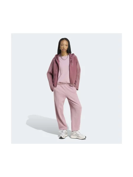 ADIDAS ORIGINALS Tepláková bunda SST hrdzavohnedá / staroružová ružová