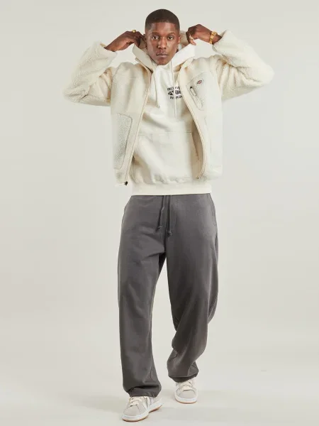 Fleecová fleecová mikina Dickies biela