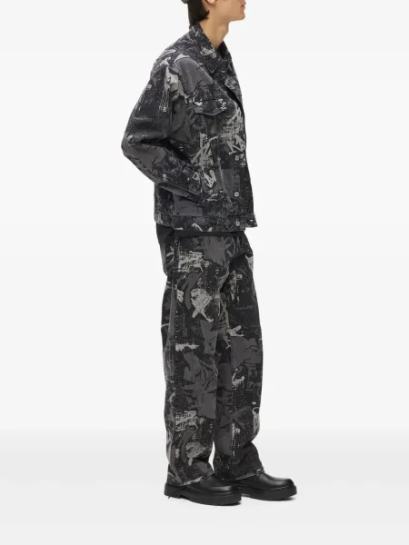 Blugi Karl Lagerfeld Jeans cu 5 buzunare negru