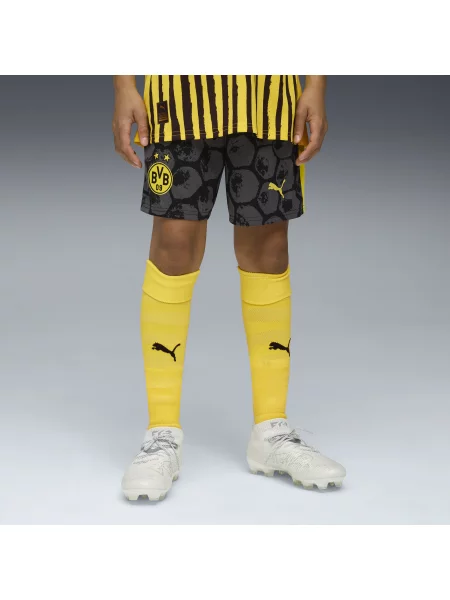 PUMA Młodzieżowe szorty KIDSUPER × BORUSSIA DORTMUND Odzież czarny