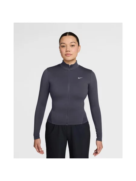 Kurtka Nike One Fitted Dri-FIT niebiesko XXS szara