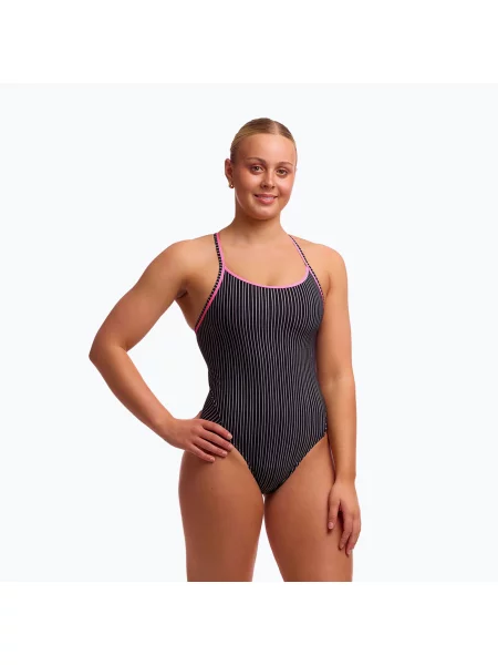 Costum de baie întreg pentru femei Funkita Diamond Secure One pieces pin stripe