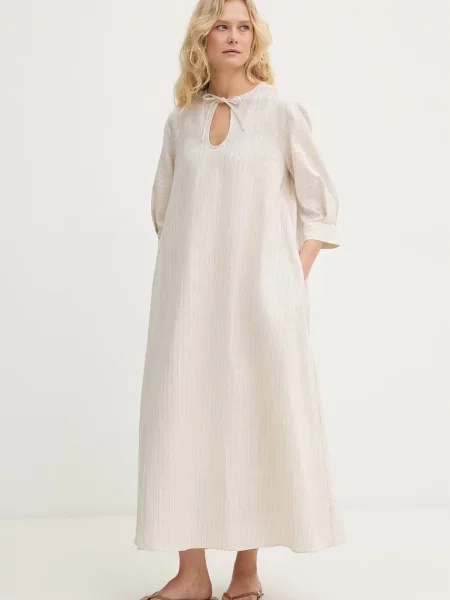 MM by Max Mara rochie de vară cu in MEMO bej