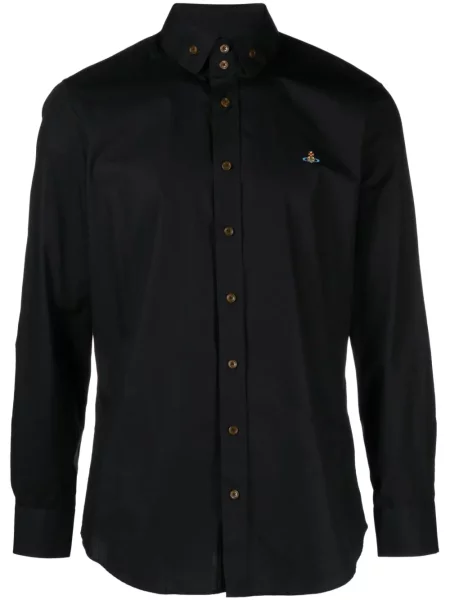 Cămașă Vivienne Westwood din poplin negru