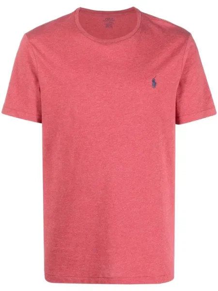 Siuvinėtas marškinėliai Polo Ralph Lauren raudona