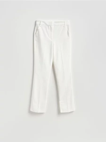 Reserved Pantaloni la dungă alb