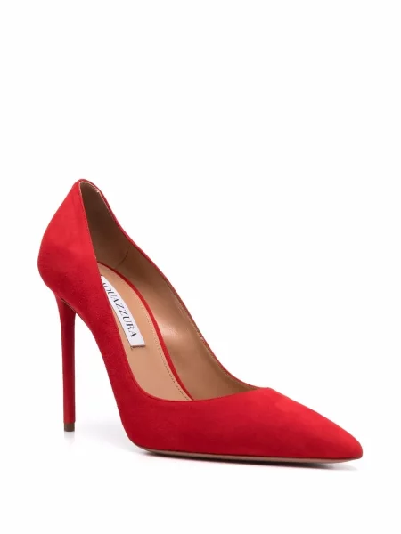 Pantofi cu toc Aquazzura roșu