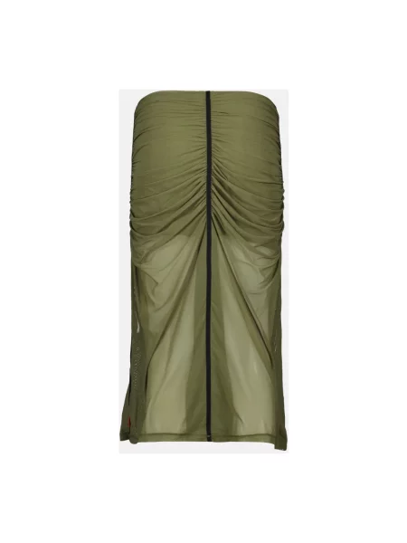 Przezroczysta spódnica Diesel zielona