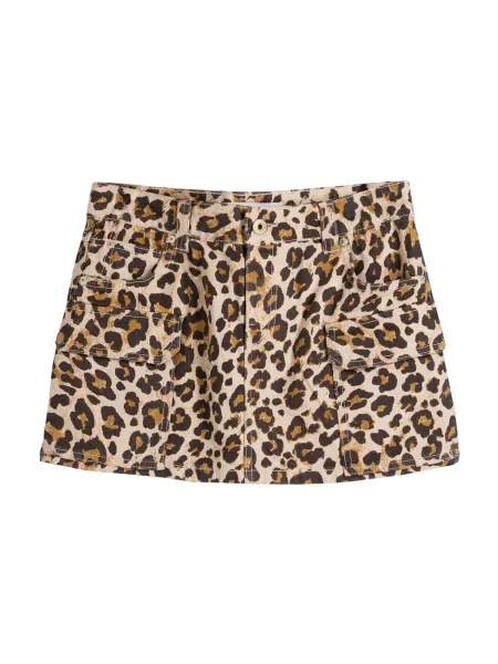 Bershka Krilo pueblo / svetlo rjava črna