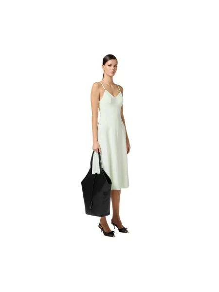 Elisabetta Franchi sukienka turkusowy mini prosta zielona